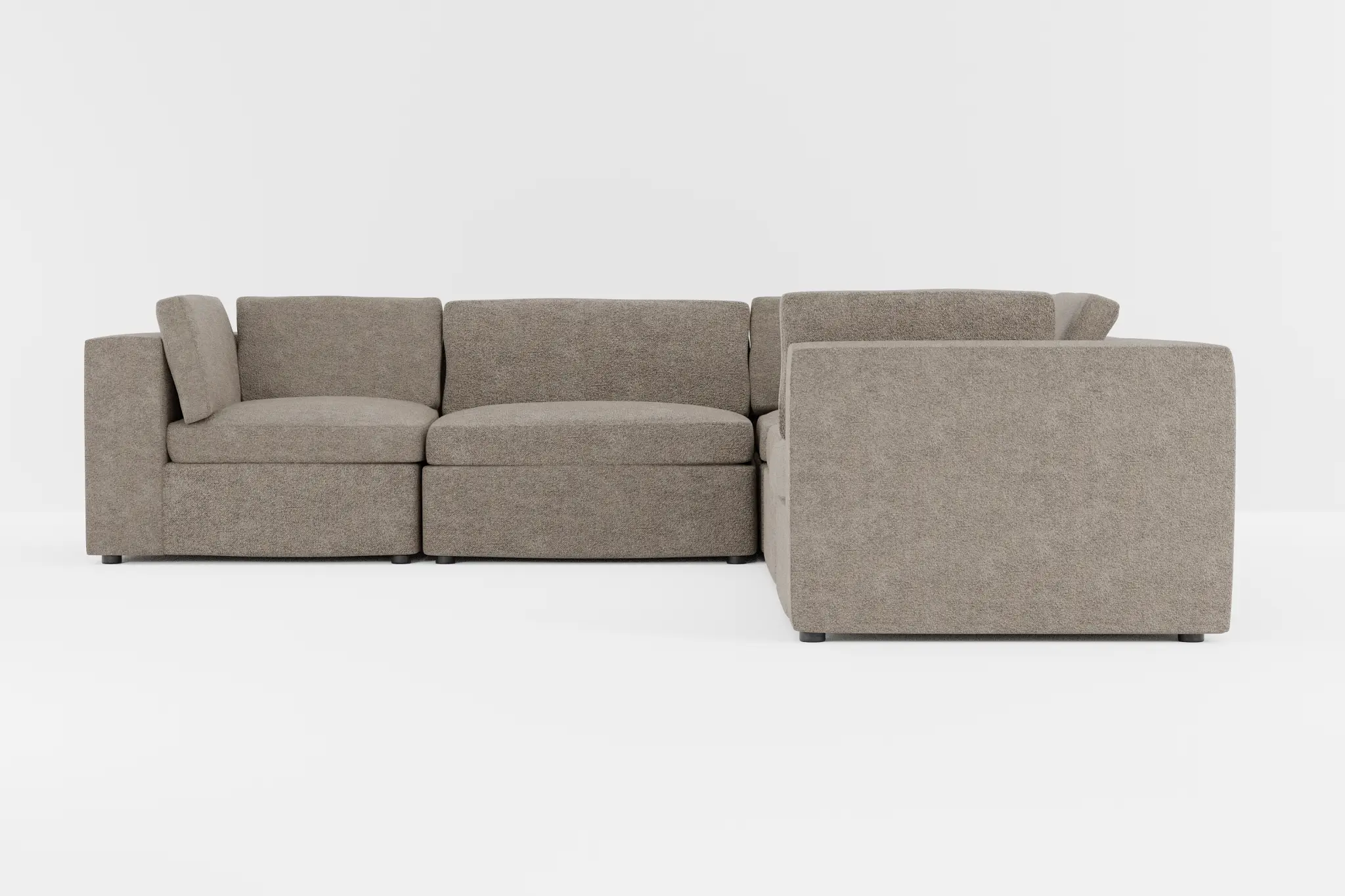 Destin Elite Brown Fabric 5-piece Modular Sectional Destin Elite Brown Fabric 5-piece Modular Sectional