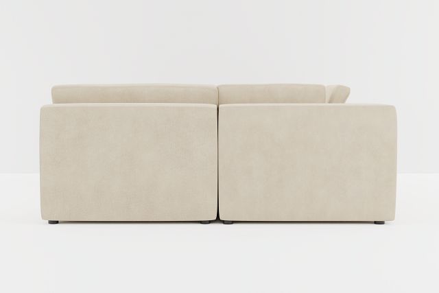 Destin Peyton Beige Fabric 6-piece Pit Sectional