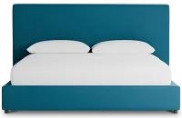 Grayton Joya Teal 54" Upholstered Platform Bed