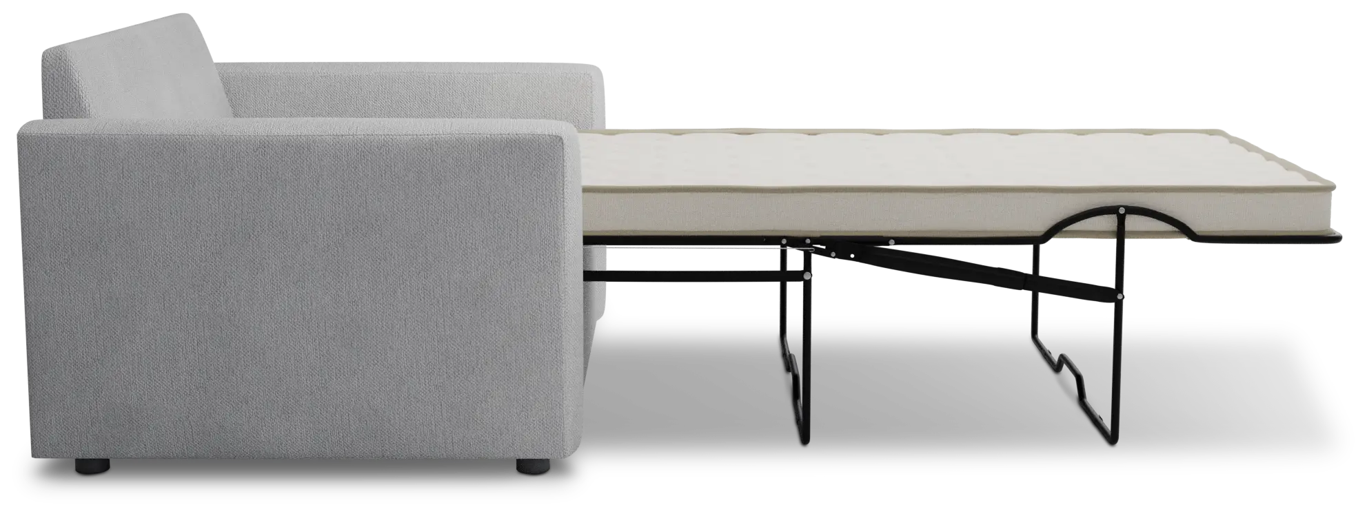 Siesta Revenue White Fabric Innerspring Sleeper Siesta Revenue White Fabric Innerspring Sleeper