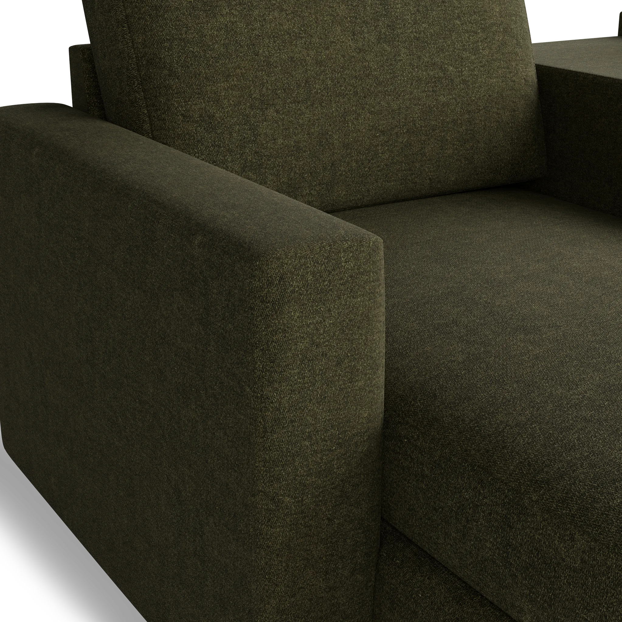 Citymod Green Fabric 6-piece Home Theater With Media Consoles