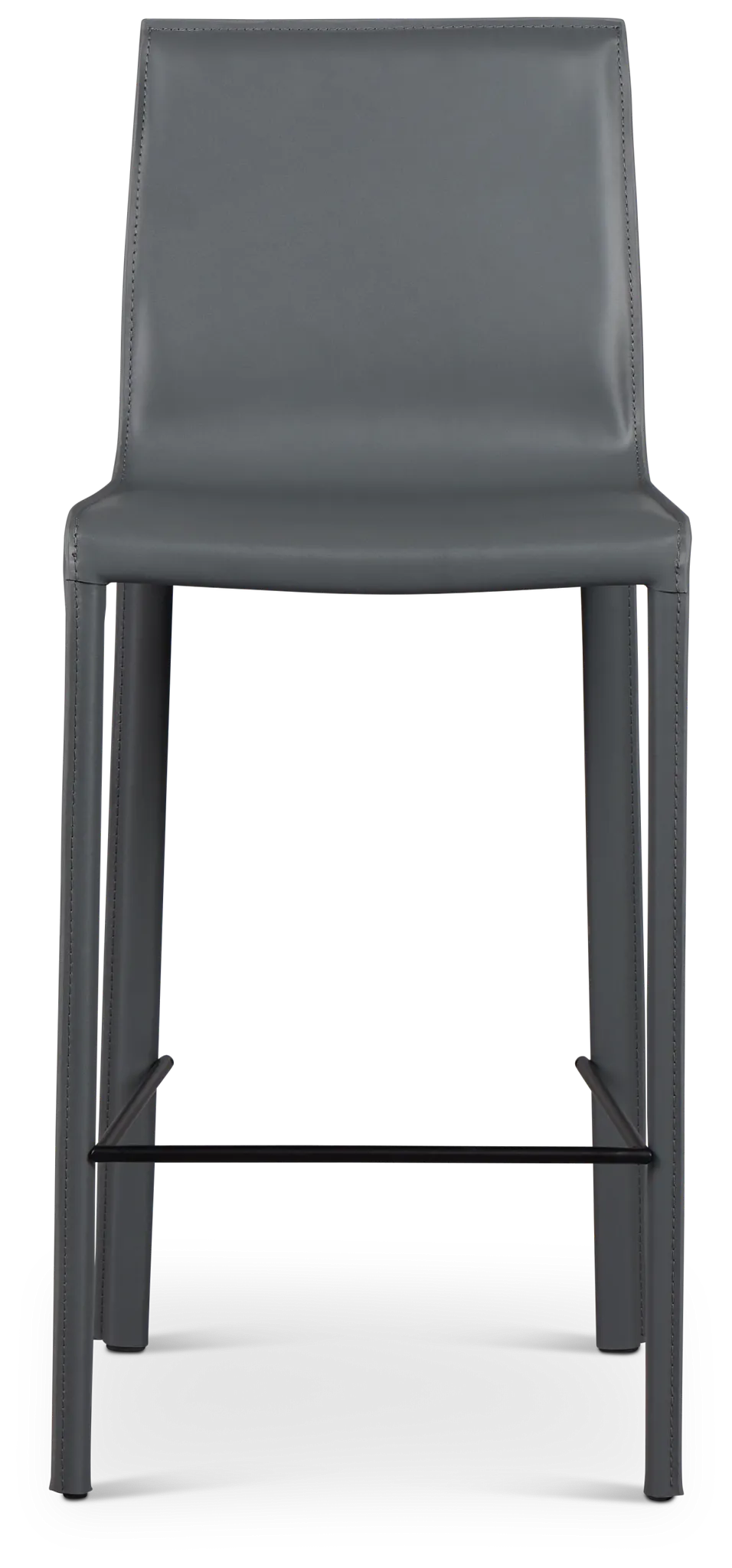 Lugo Gray 27" Upholstered Barstool