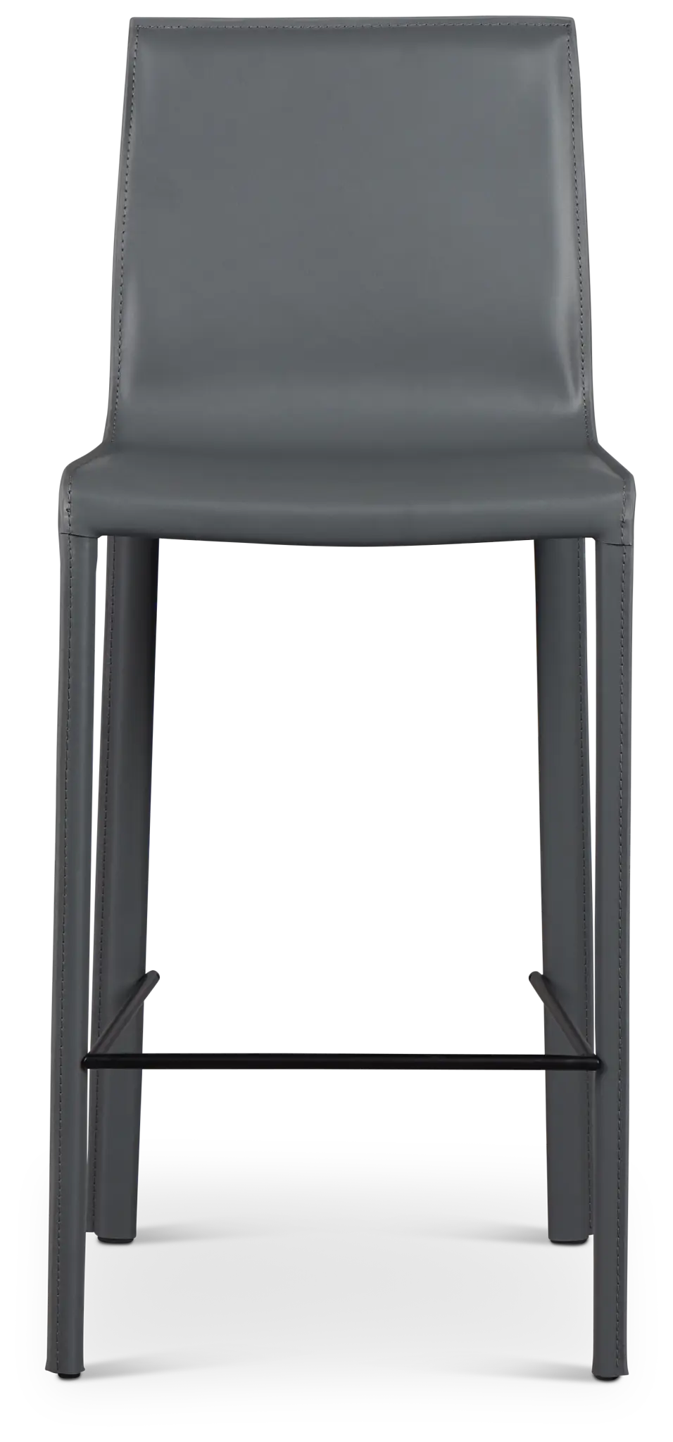 Lugo Gray 27" Upholstered Barstool Lugo Gray 27" Upholstered Barstool
