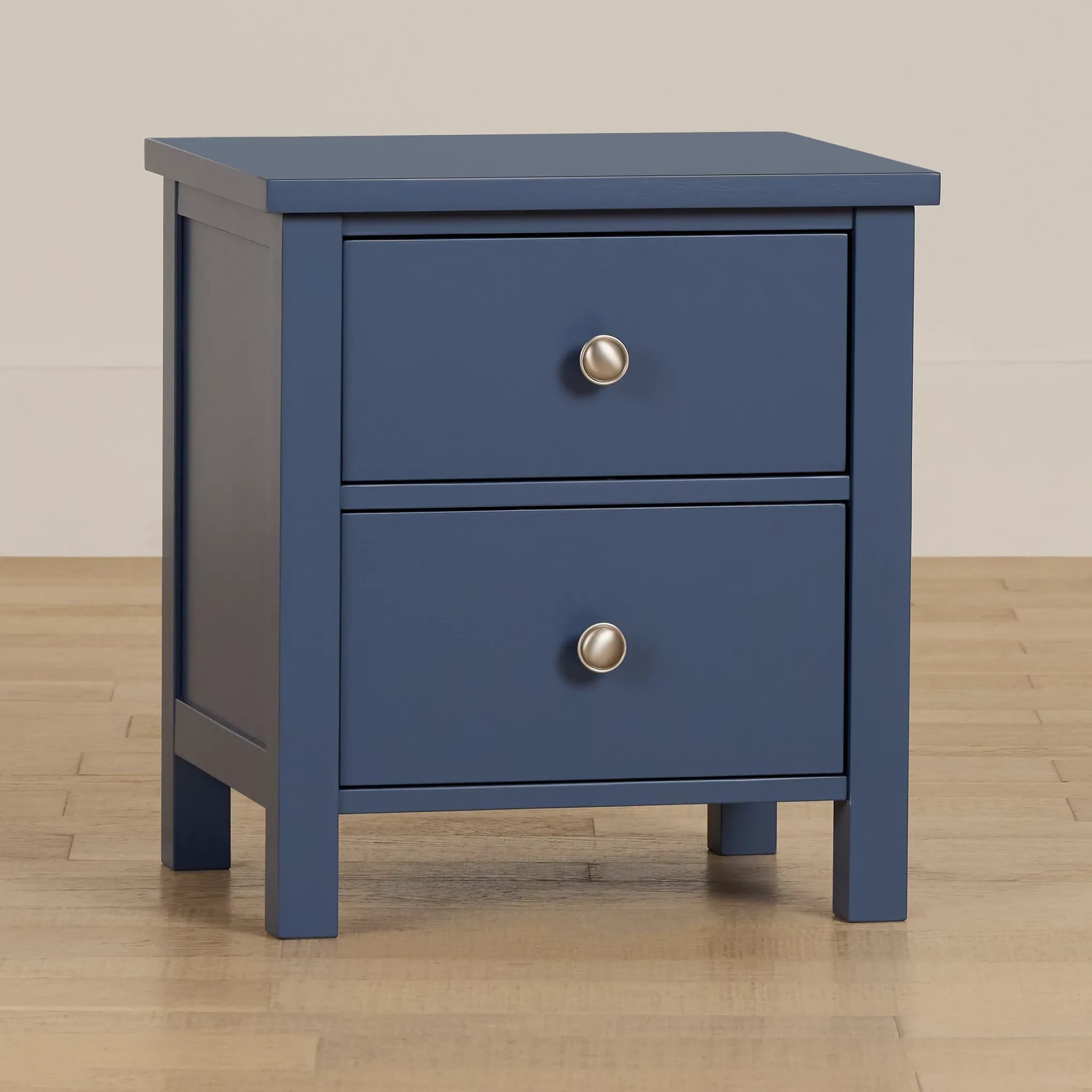 Charleston Dark Blue 2-drawer Nightstand