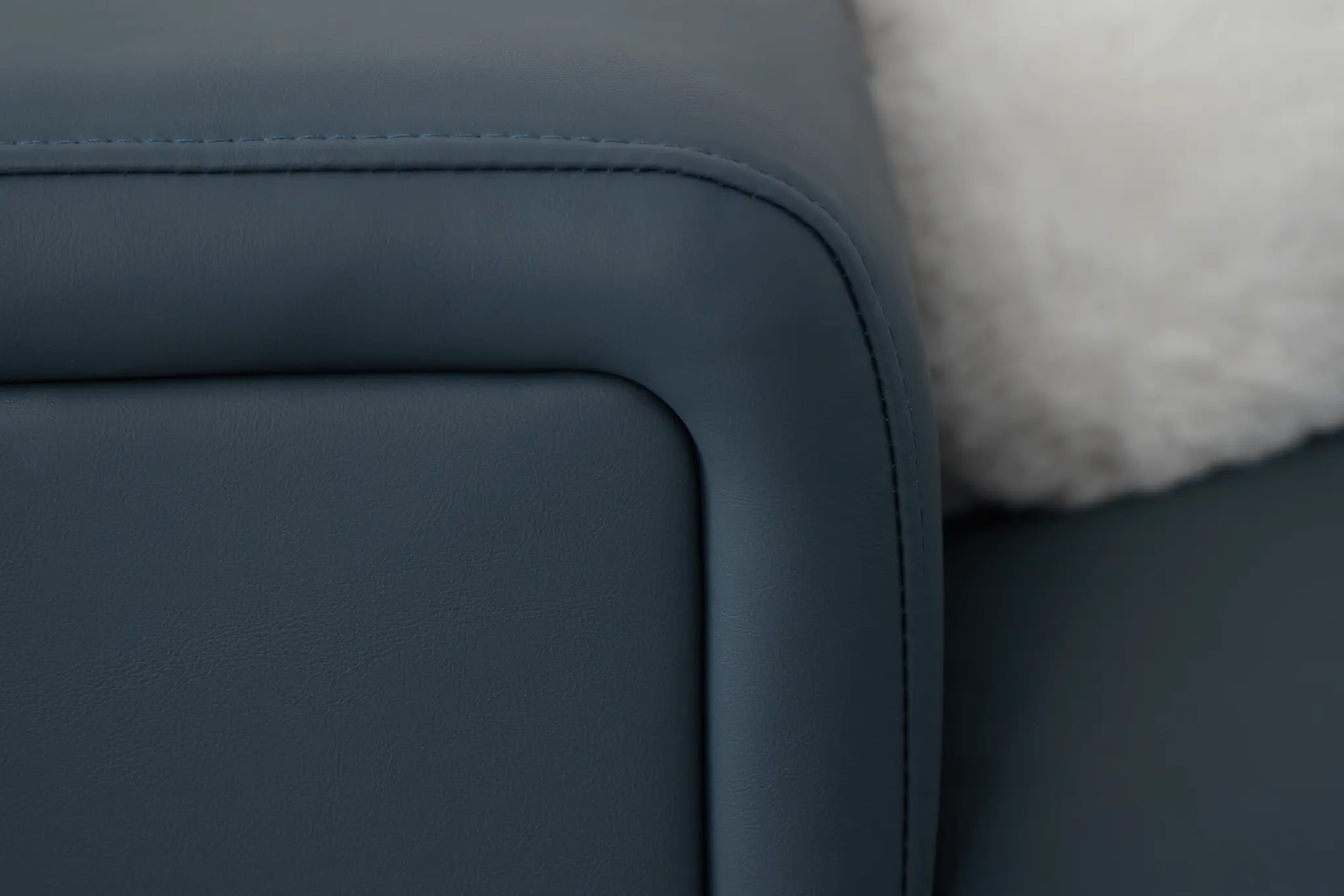 Drew Dark Blue Micro Right Chaise Sectional Drew Dark Blue Micro Right Chaise Sectional