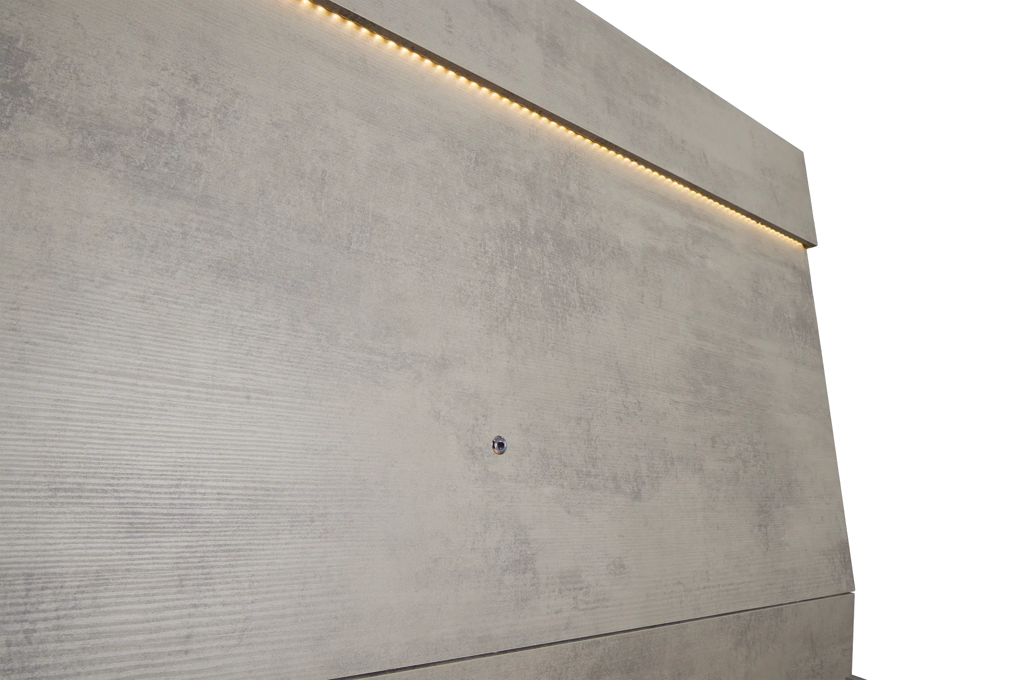 Pomona Gray Panel Bed