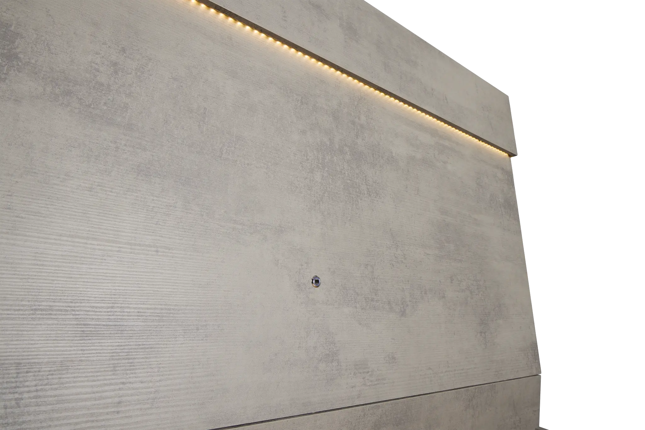 Pomona Gray Panel Bed Pomona Gray Panel Bed