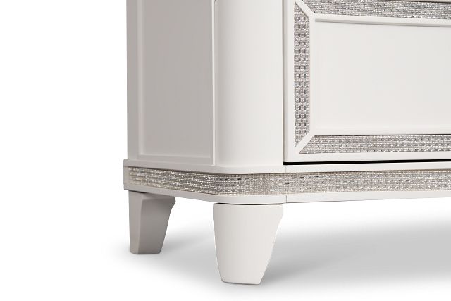 Milan White Youth Dresser & Mirror