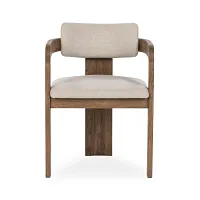 Bella Dark Tone Upholstered Side Chair