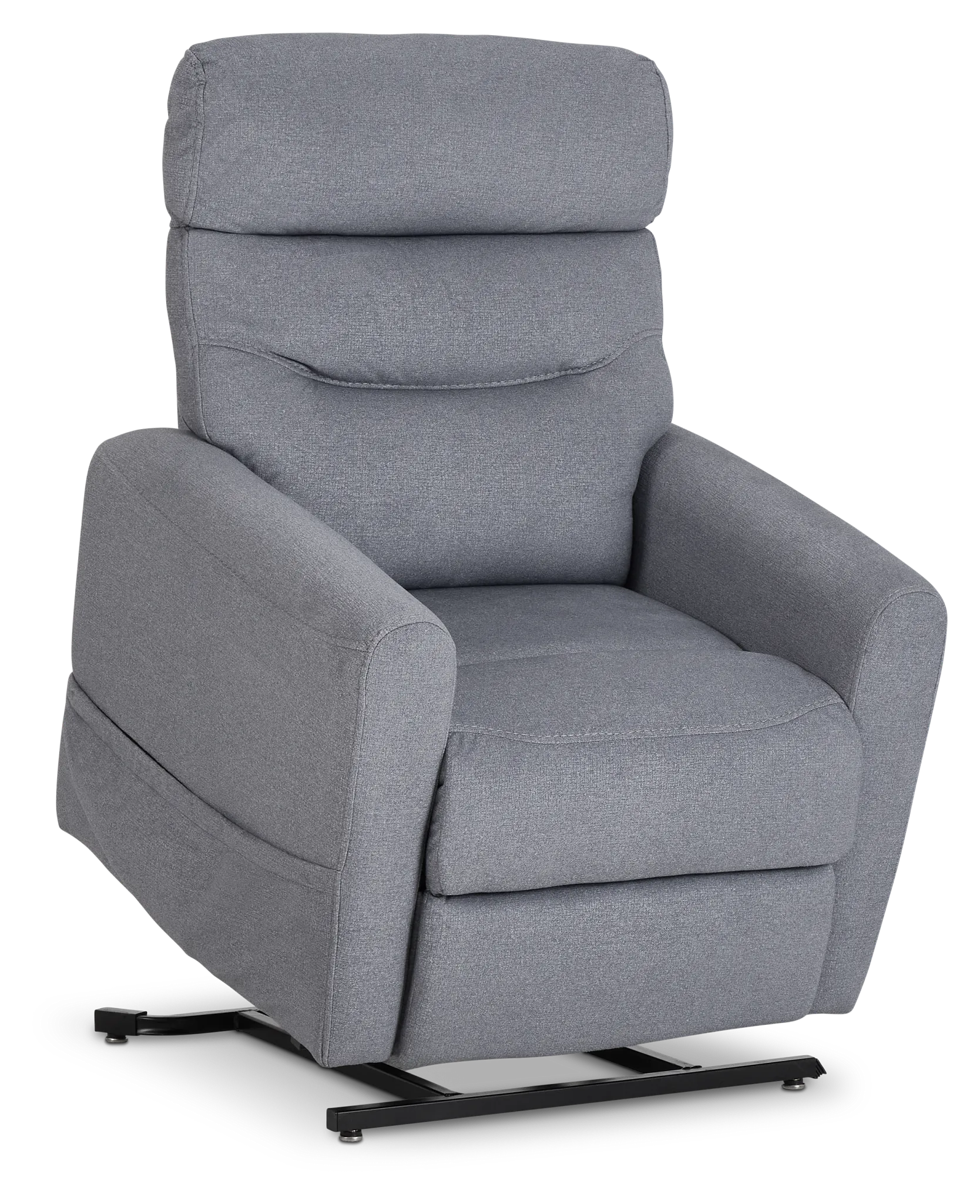 Canton Gray Fabric Power Lift Recliner