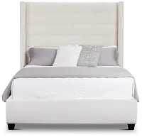 Marco White Uph Platform Bed