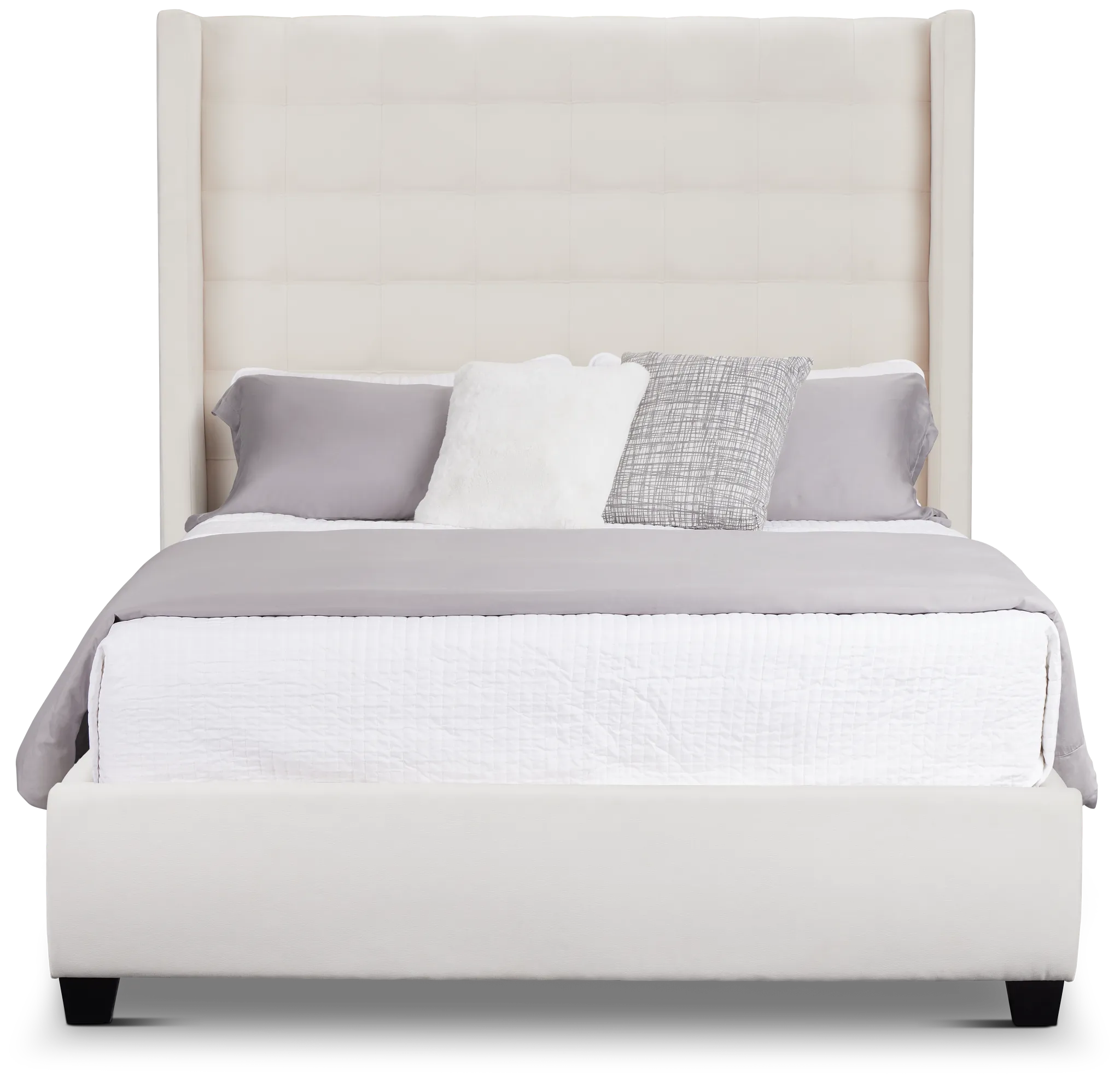 Marco White Uph Platform Bed