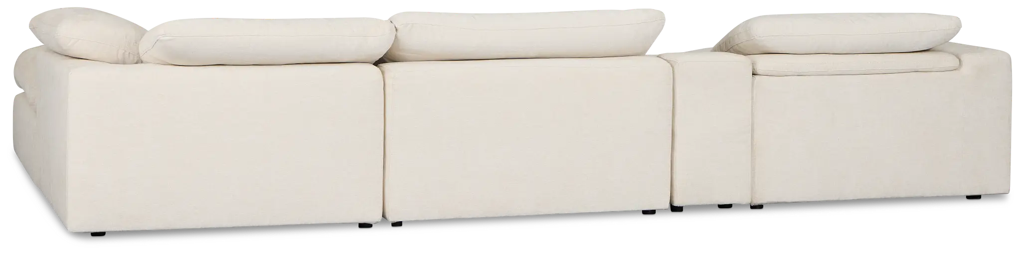 Drift Light Beige Fabric Small Right Bumper Power Reclining Sectional Drift Light Beige Fabric Small Right Bumper Power Reclining Sectional