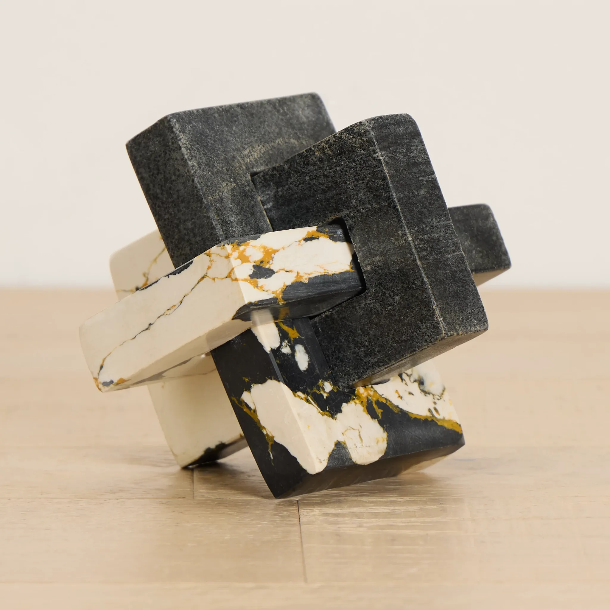 Eleanor Black Stone Tabletop Accessory