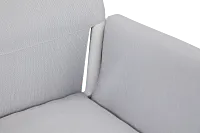 Barbados White Aluminum Sling Arm Chair