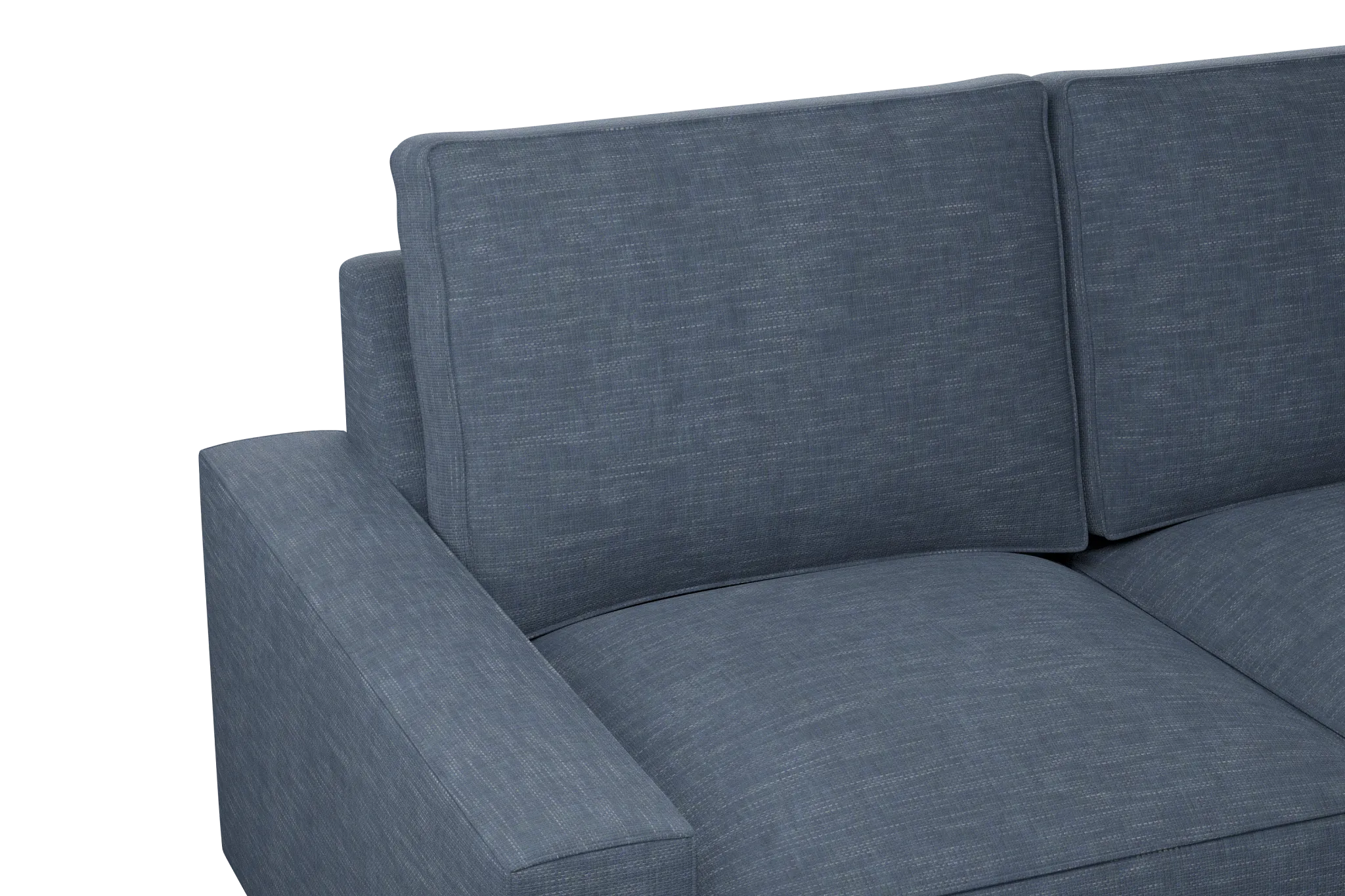 Edgewater Elevation Dark Blue Medium Right Chaise Sectional