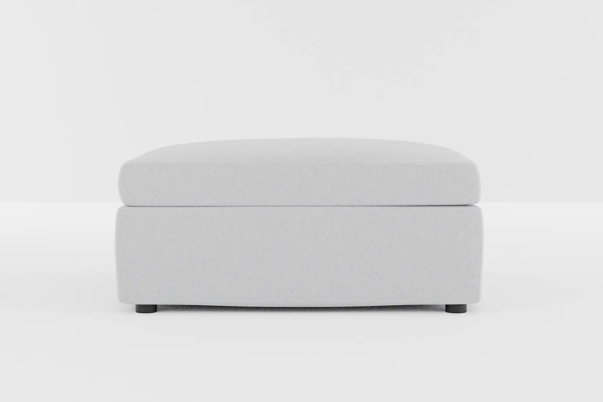 Destin Delray Light Gray Fabric Cocktail Ottoman Destin Delray Light Gray Fabric Cocktail Ottoman