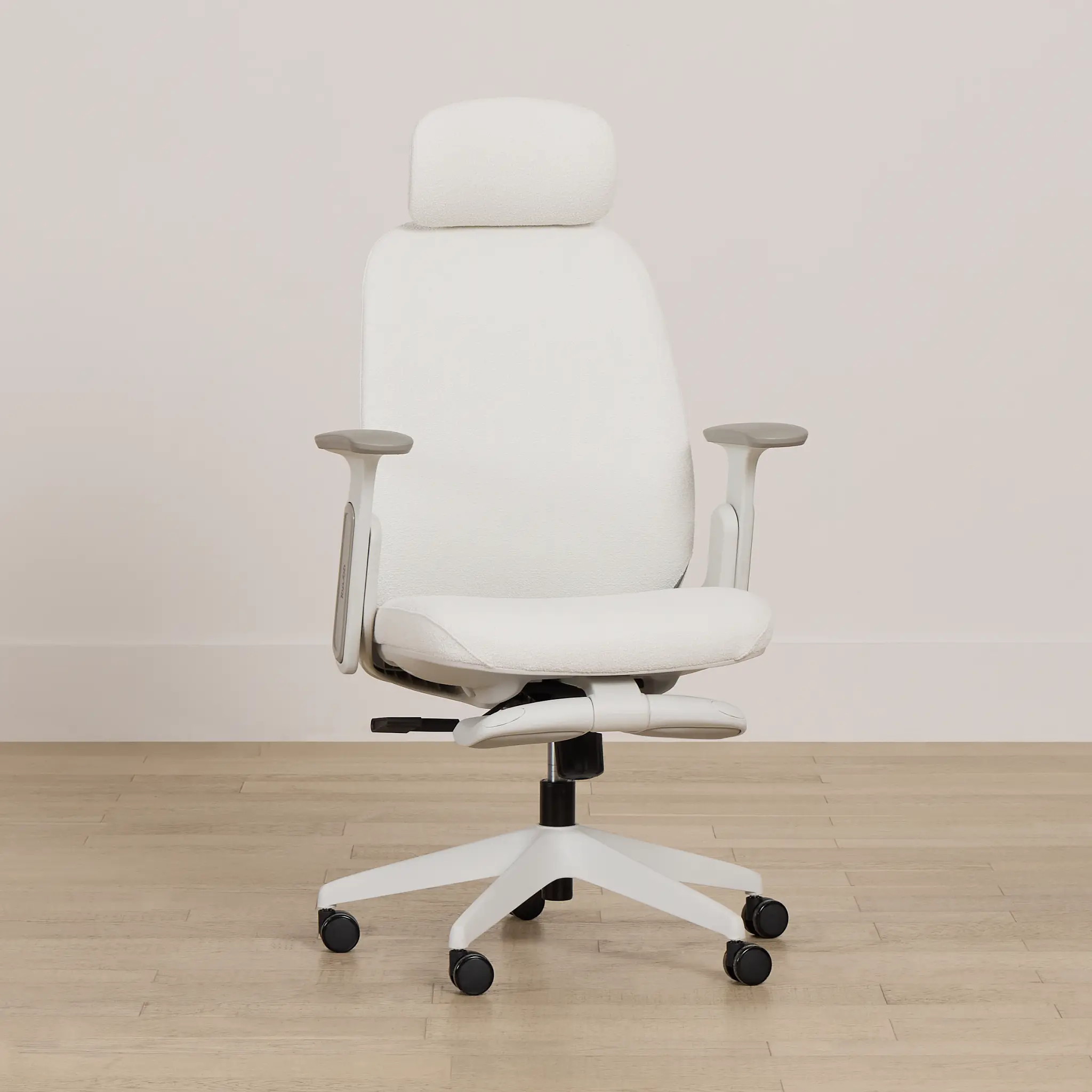 Nora White Upholstered Desk Chair Nora White Upholstered Desk Chair