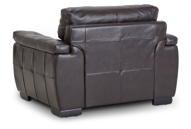 Braden Dark Brown Leather Chair