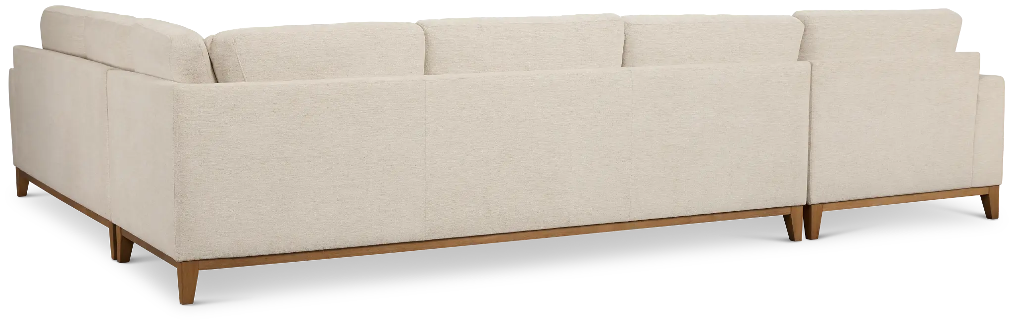Maisie Light Beige Fabric Medium Left Chaise Sectional Maisie Light Beige Fabric Medium Left Chaise Sectional