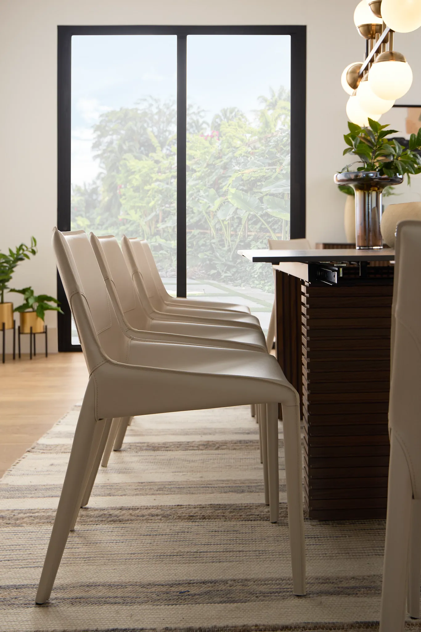 Wayne Light Beige Upholstered Side Chair