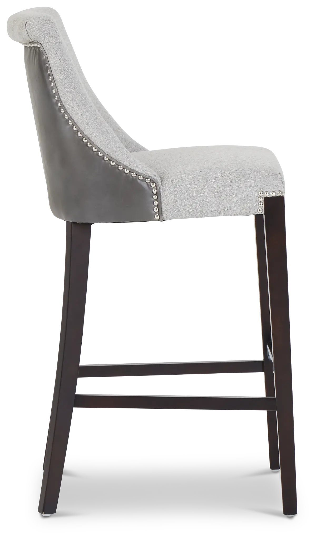 Brynn Light Gray Micro 30" Barstool Brynn Light Gray Micro 30" Barstool