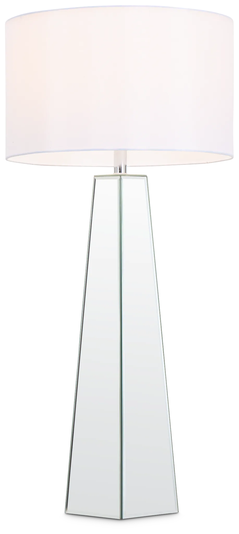 Aslan Gray Glass Table Lamp