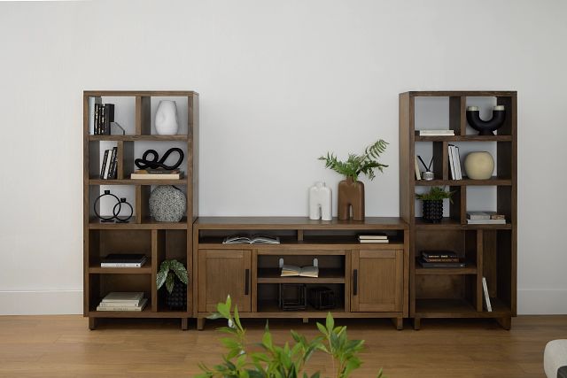 Richmond Light Tone 64" Open Pier Entertainment Wall