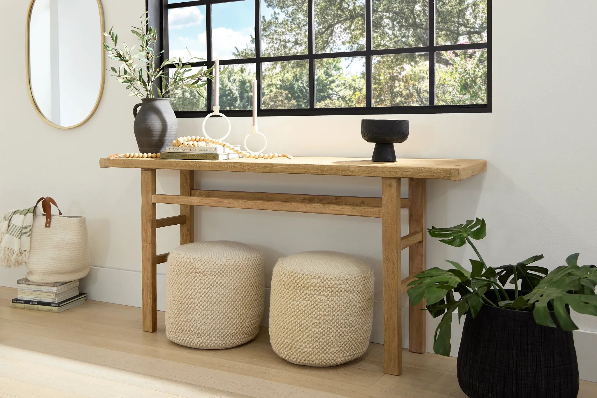 Harley Light Tone Console Table