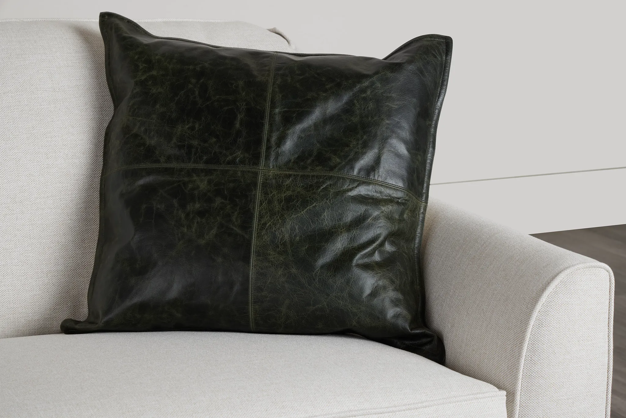 Mara Dark Green Accent Pillow