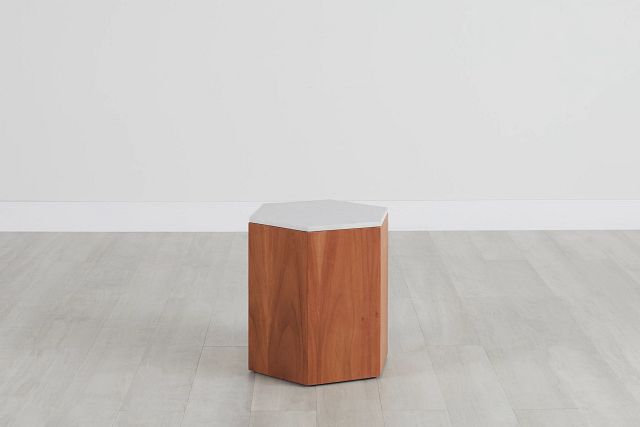 Isla Marble Accent Table (0)