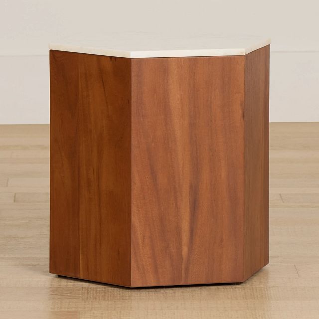 Isla Marble Accent Table