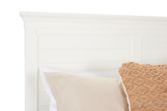 Cape Cod Ivory Panel Storage Bed