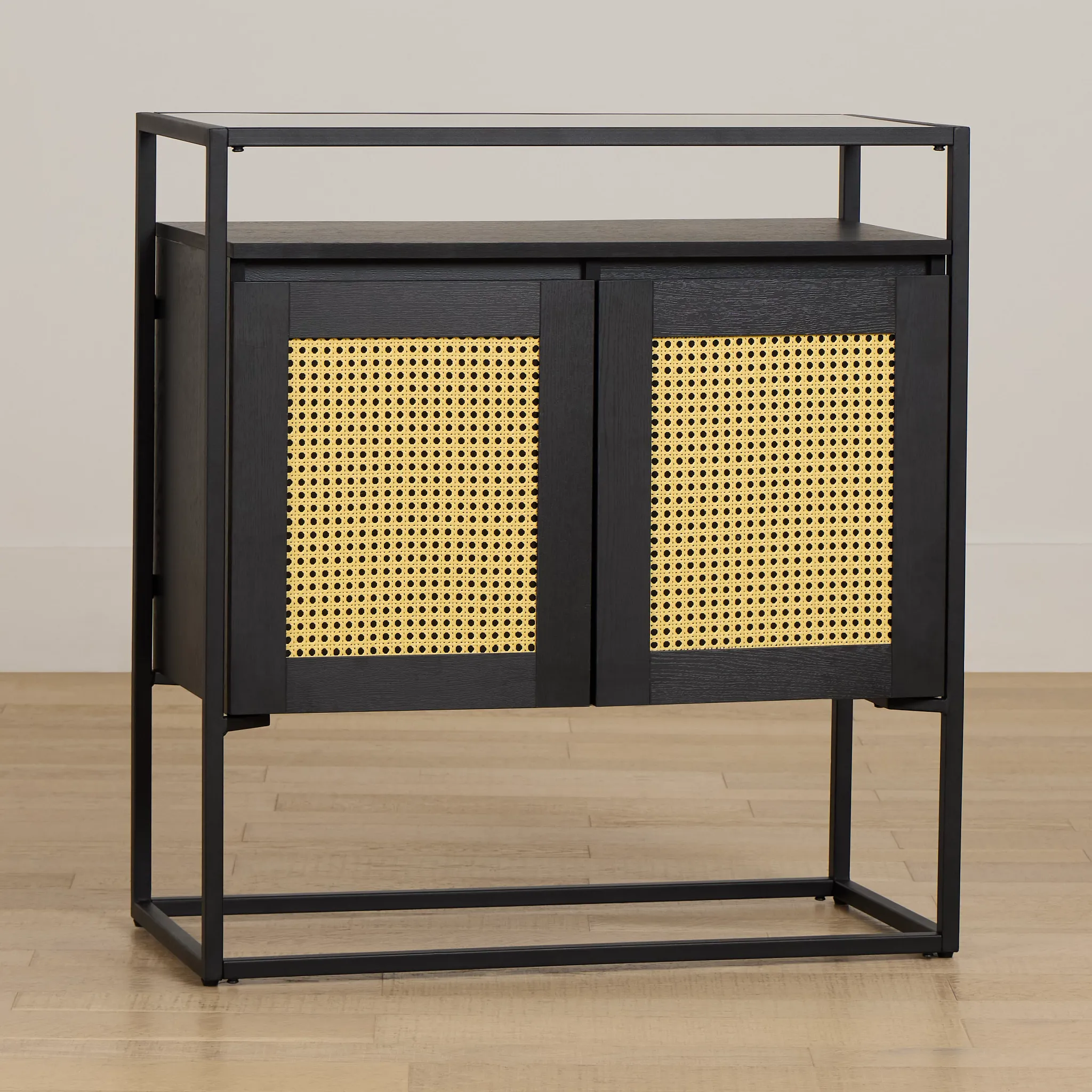 Dax Black Two-door Cabinet