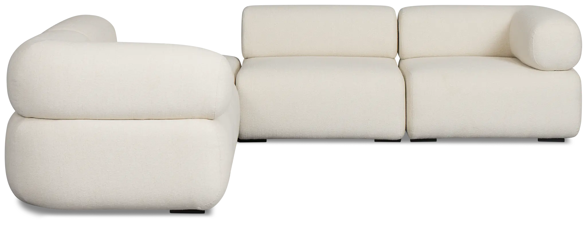 Celeste Light Beige Fabric 5-piece Modular Sectional With Corner Ottoman Celeste Light Beige Fabric 5-piece Modular Sectional With Corner Ottoman