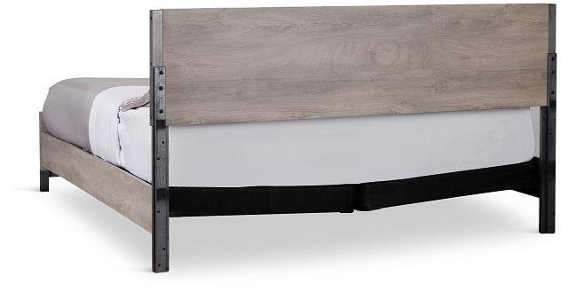 Evanston Gray Panel Bed