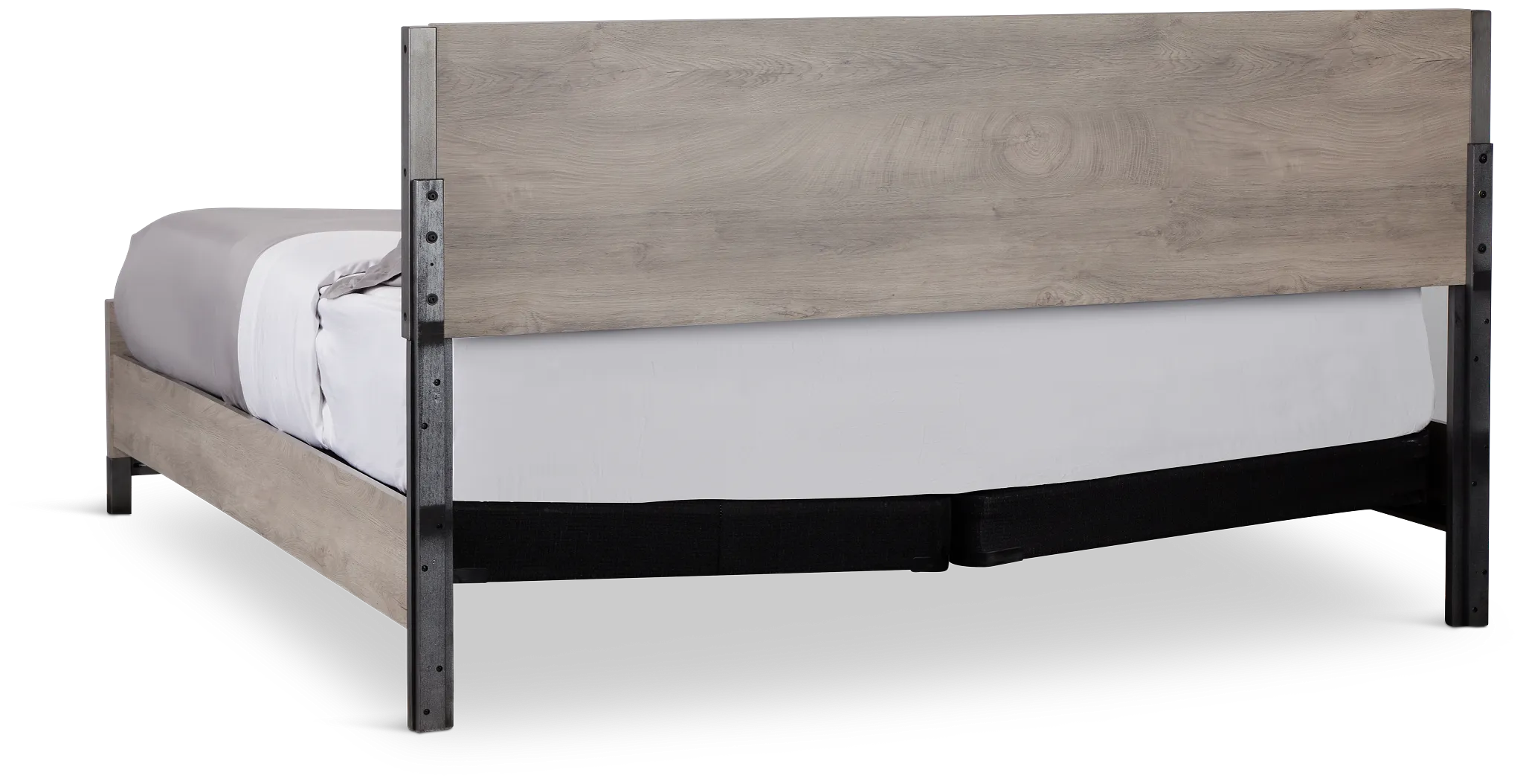 Evanston Gray Panel Bed