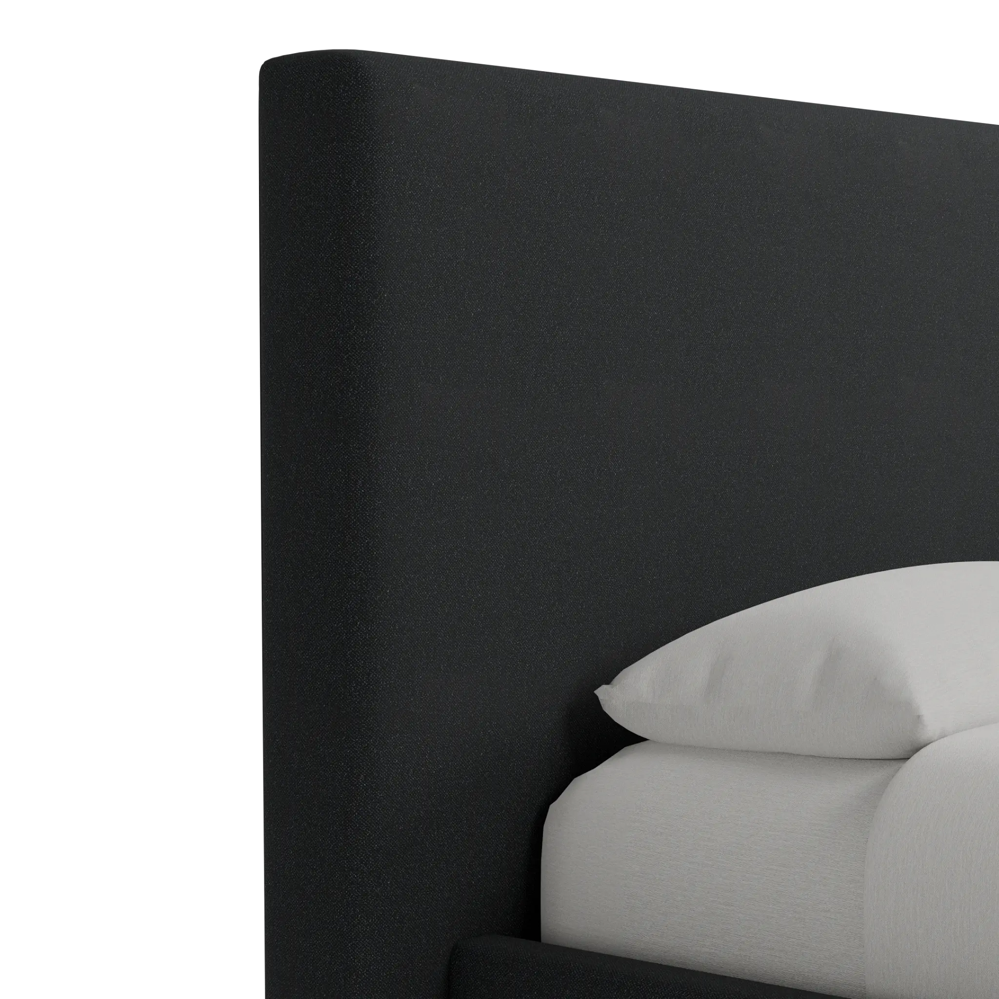 Grayton Elite Black 54" Upholstered Platform Bed Grayton Elite Black 54" Upholstered Platform Bed