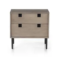 Four Hands Ola Gray Nightstand