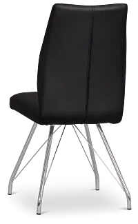 Lima Black Upholstered Side Chair