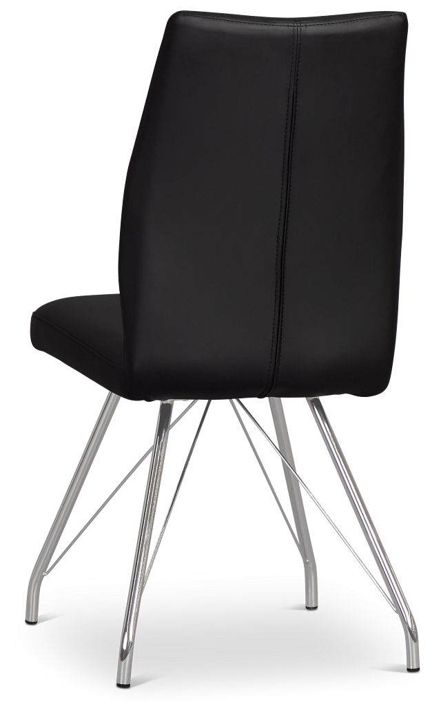 Lima Black Upholstered Side Chair