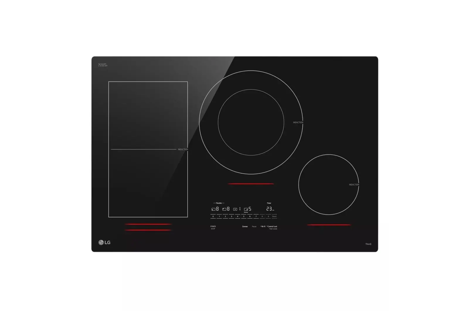 Lg 3017 Series Black 30" Induction Cook Top Lg 3017 Series Black 30" Induction Cook Top