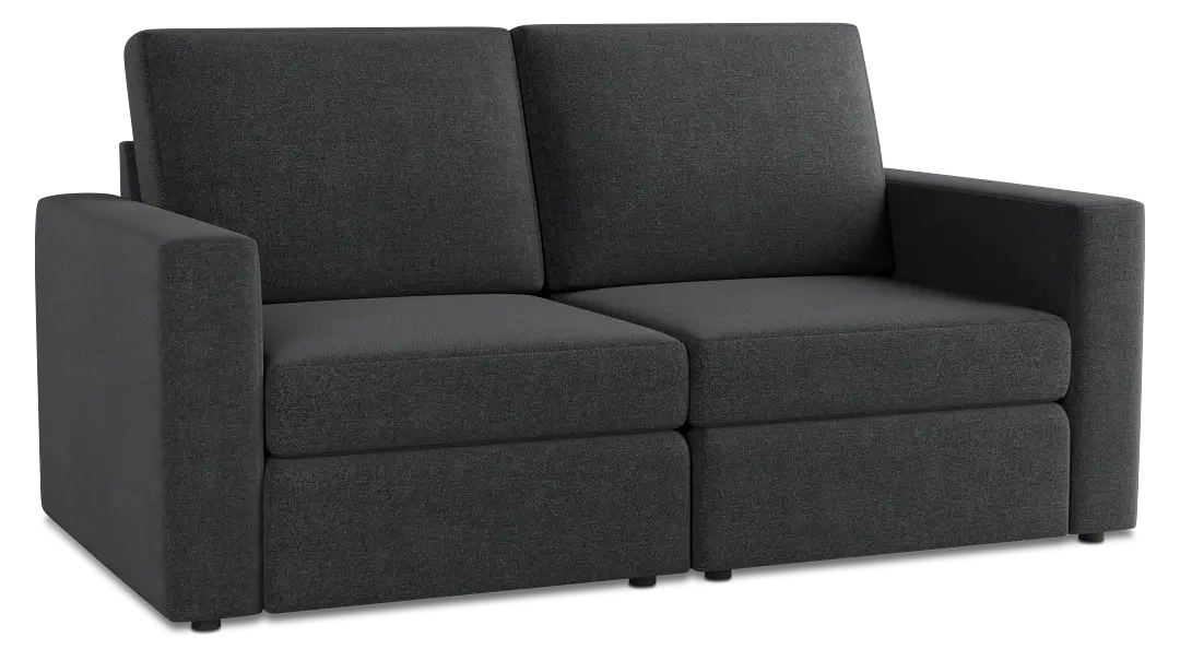 Citymod Dark Gray Fabric 2-piece Modular Sofa Citymod Dark Gray Fabric 2-piece Modular Sofa