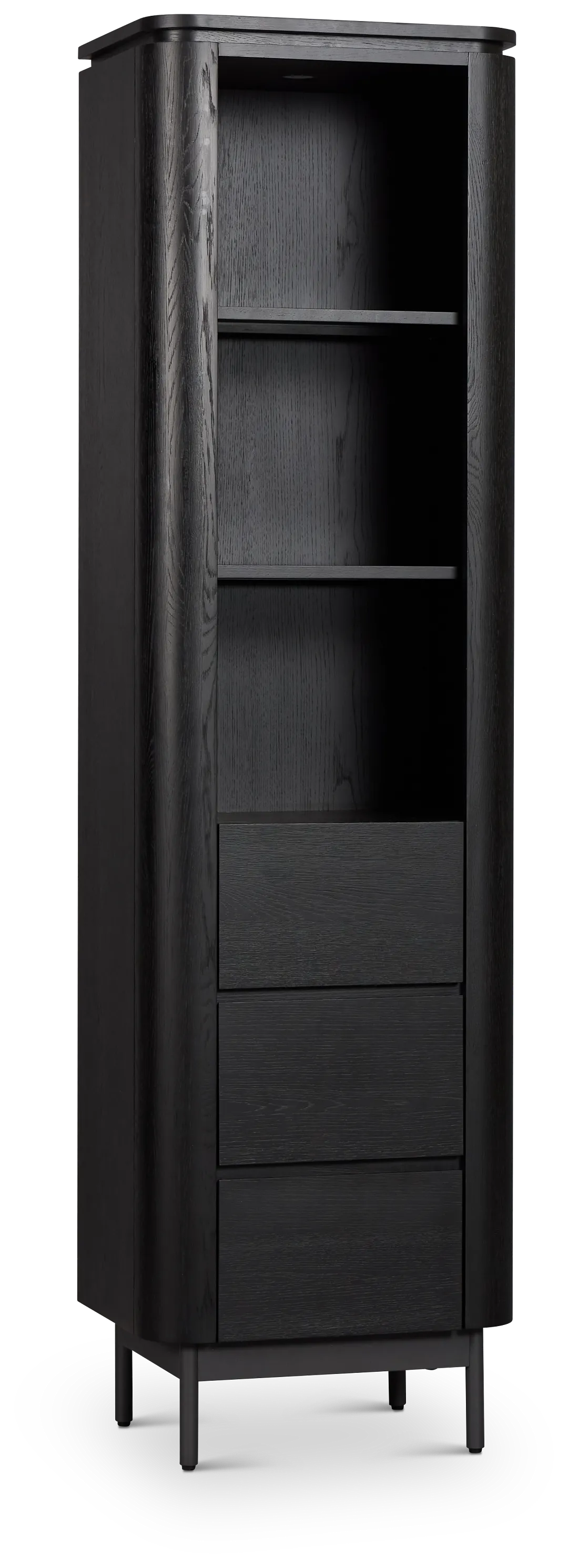 Nomad Black Linen Cabinet