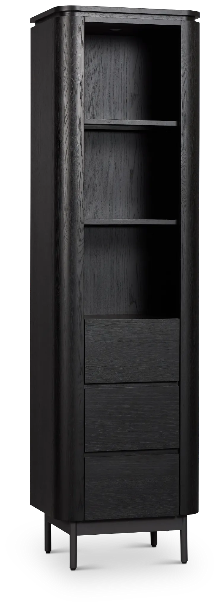 Nomad Black Linen Cabinet
