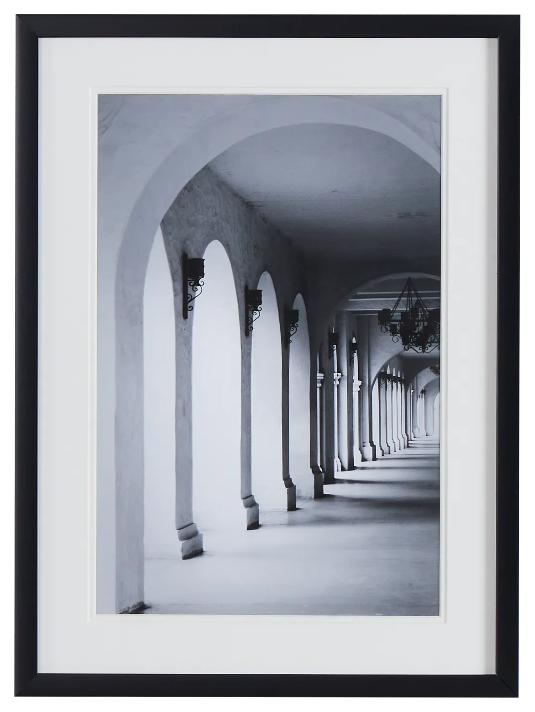 Pillar Gray Framed Wall Art