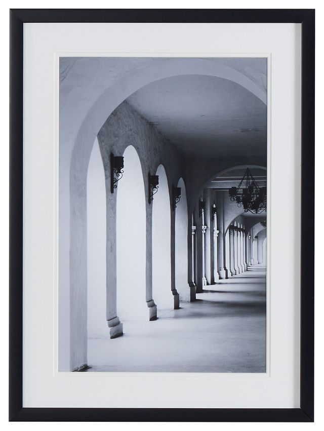 Pillar Gray Framed Wall Art