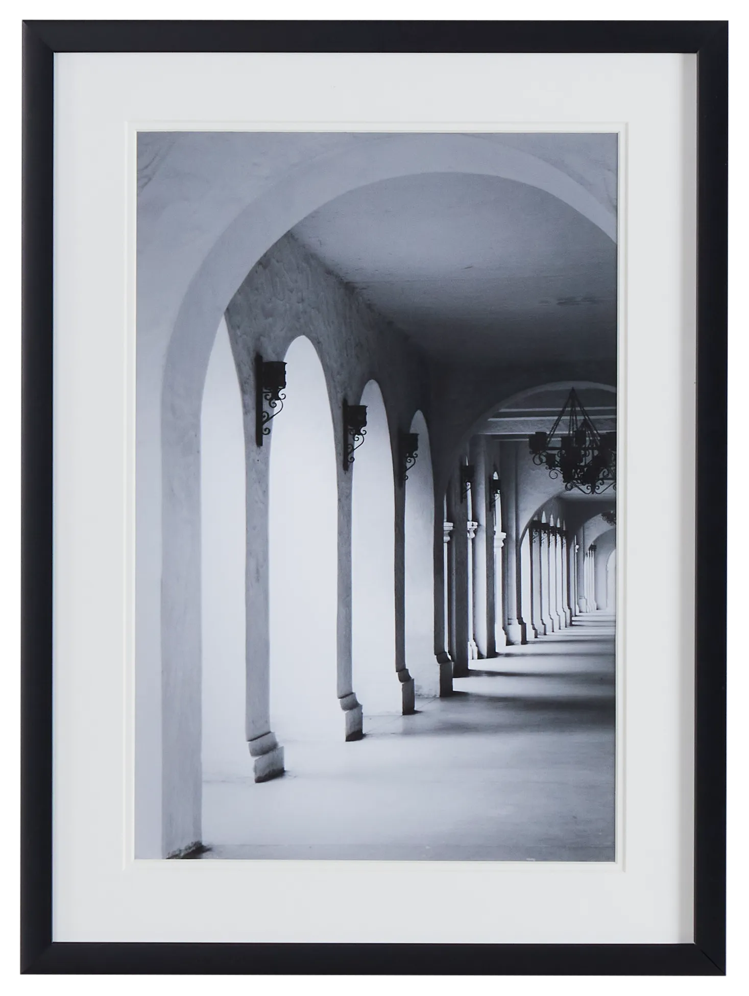 Pillar Gray Framed Wall Art