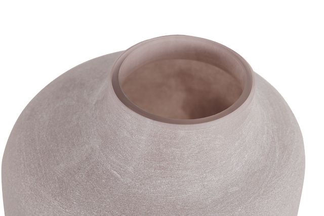 Mona Ivory Glass Vase