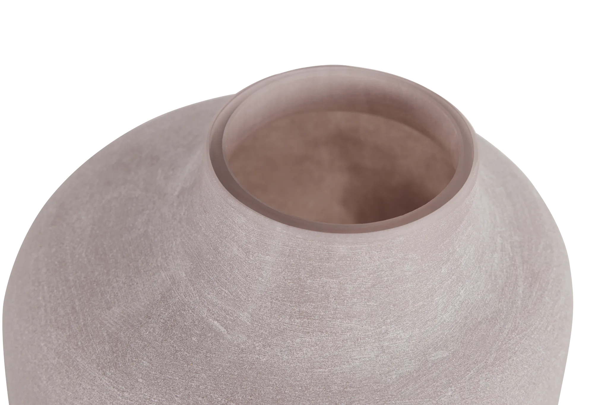 Mona Ivory Glass Vase